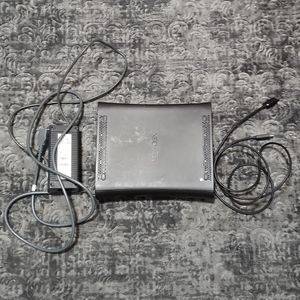 Xbox 360, power cord and hdmi cord